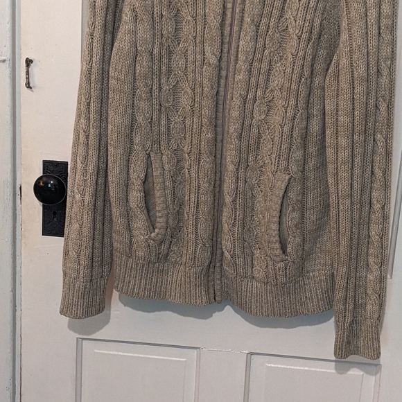 Cozy Vintage Sweater ~ Zip Up Cardigan - Picture 4 of 6